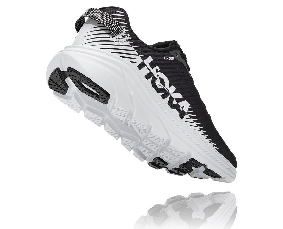 Tenis Hoka One One Feminino Pretas/Branco - Rincon 2 - 548-PBCRTD